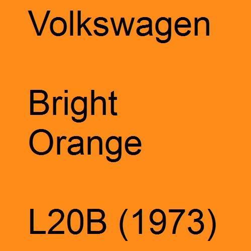 Volkswagen, Bright Orange, L20B (1973).